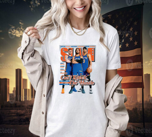 Knicks Donte DiVincenzo Jalen Brunson Josh Hart Slam T-Shirt