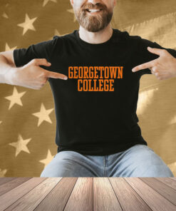 Matt Jones Wearing Georgetown College T-Shirt
