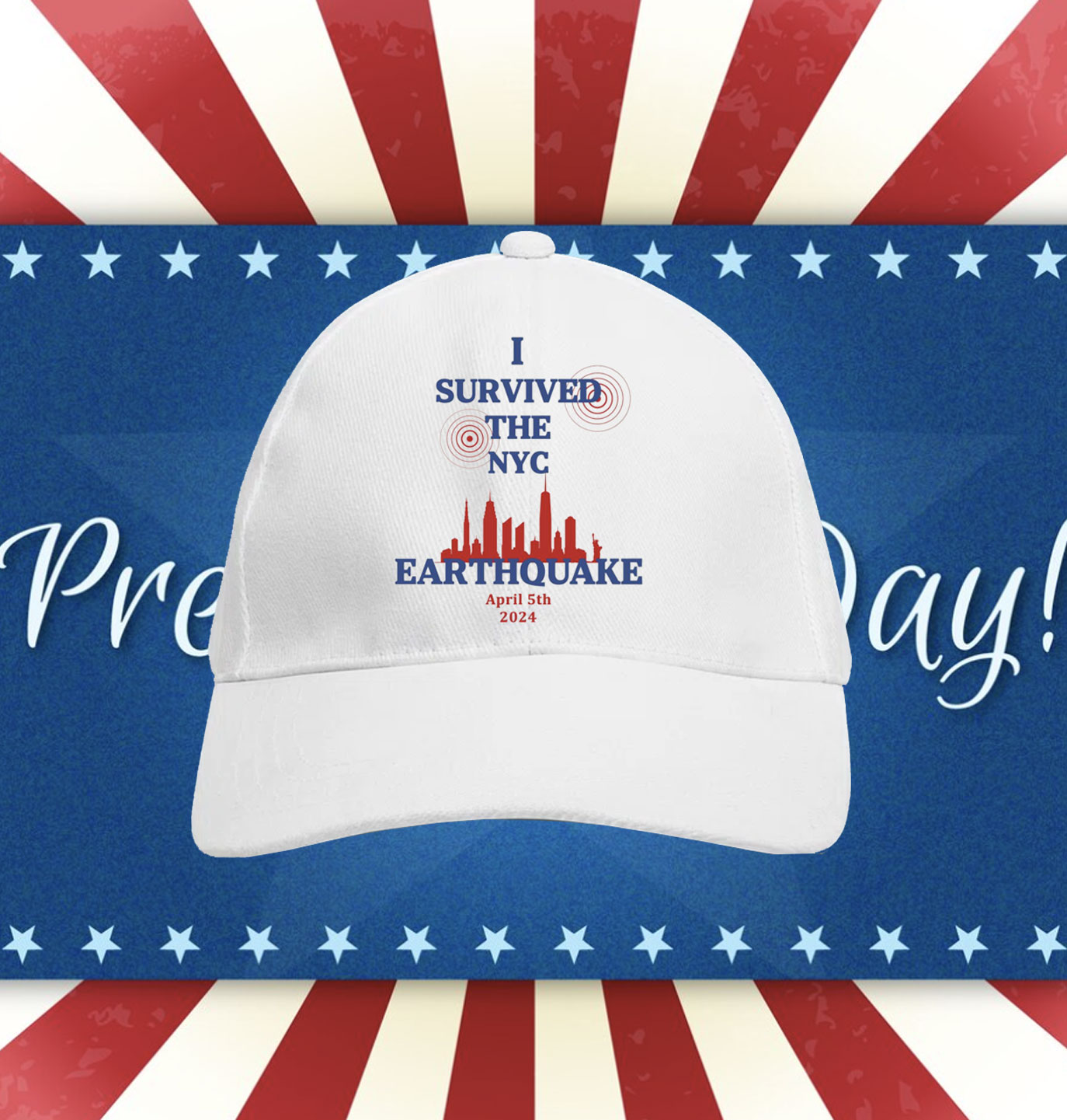 New I Survived The New York City Earthquake April 5th 2024 Cap