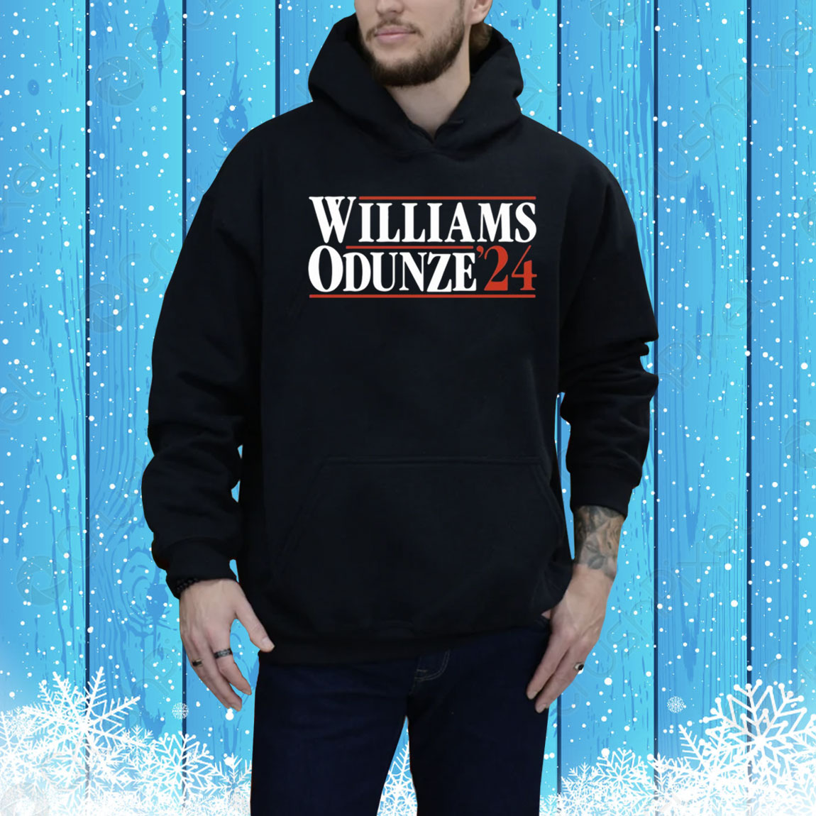 Obvious Shirts Williams Odunze '24 Hoodie Shirt