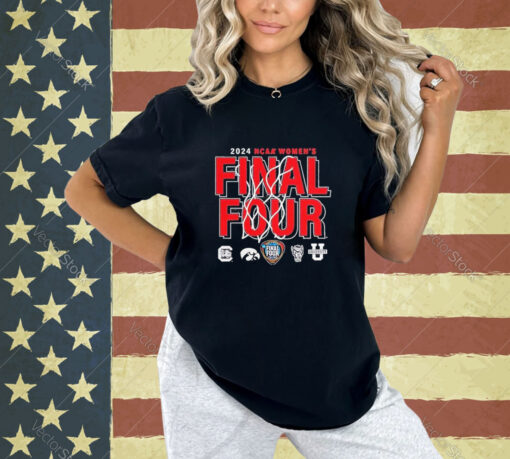 Official 2024 NCAA Women’s Basketball Tournament March Madness Final Four Dynamic Action T-Shirt