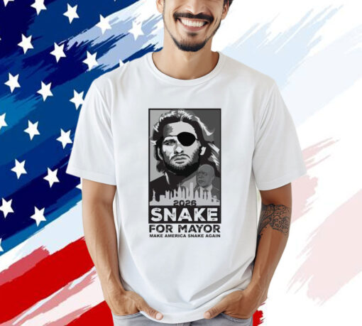 Official 2026 Snake For Nyc Mayor Make America Snake Again T-shirt