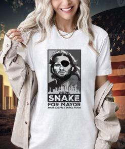 Official 2026 Snake For Nyc Mayor Make America Snake Again T-shirt