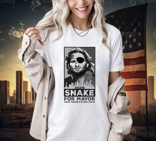 Official 2026 Snake For Nyc Mayor Make America Snake Again T-shirt