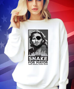 Official 2026 Snake For Nyc Mayor Make America Snake Again T-shirt