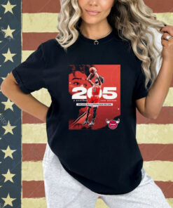 Official Chicago Bulls Franchise Record 205 3 Pointers This Season T-shirt