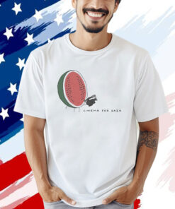 Official Cinema For Gaza Cameraman Watermelon T-shirt