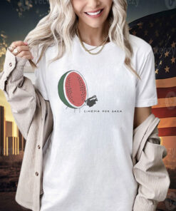 Official Cinema For Gaza Cameraman Watermelon T-shirt