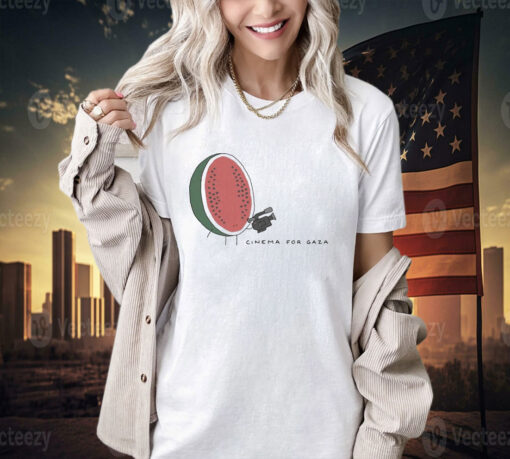 Official Cinema For Gaza Cameraman Watermelon T-shirt