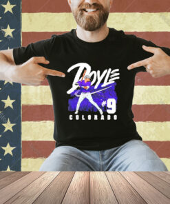 Official Colorado Rockies Brenton Doyle Relentless Spirit Grunge T-Shirt