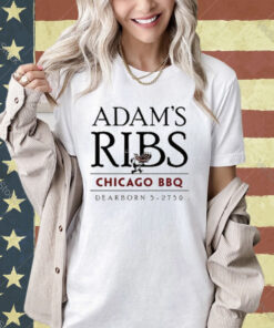 Official Coopersat Adam’s Ribs Chicago Bbq T-Shirt