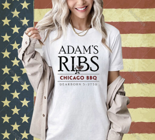 Official Coopersat Adam’s Ribs Chicago Bbq T-Shirt