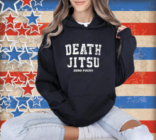 Official Death Jitsu Zero Fucks Iwgp World Heavyweight T-shirt