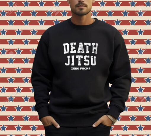 Official Death Jitsu Zero Fucks Iwgp World Heavyweight T-shirt