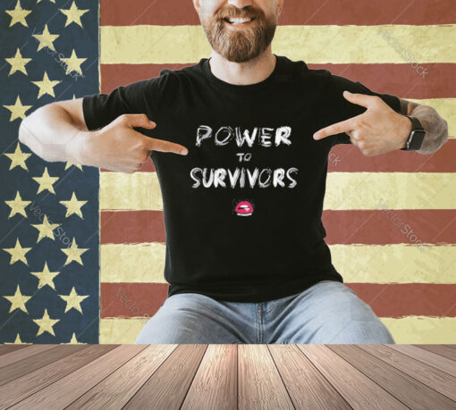 Official Eat Predators Power To Survivors T-Shirt