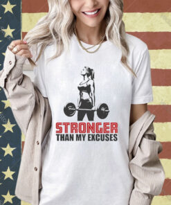 Official Empowering Workout Stronger Than My Excuses T-shirt