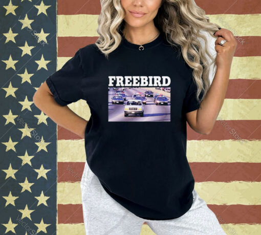 Official Freebird White Bronco T-Shirt