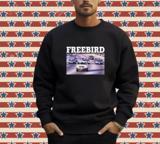 Official Freebird White Bronco T-Shirt