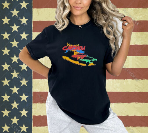 Official Gallery Dept. Black Venice Car Show Logo Cotton T-Shirt