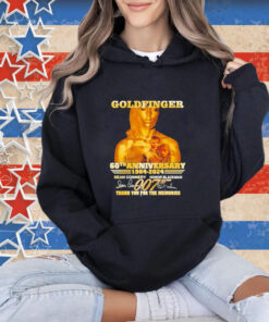 Official Goldfinger 60th Anniversary 1964-2024 Thank You For The Memories T-Shirt