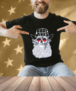 Official Hippies & Cowboys Lyric Beard T-Shirt