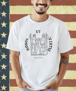 Official Honos Et Virtvs Honour And Virtue Roman Coin T-shirt