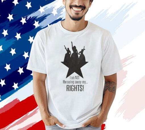 Official I Am Not Throwing Away My Rights T-shirt