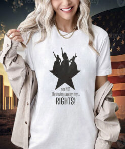 Official I Am Not Throwing Away My Rights T-shirt