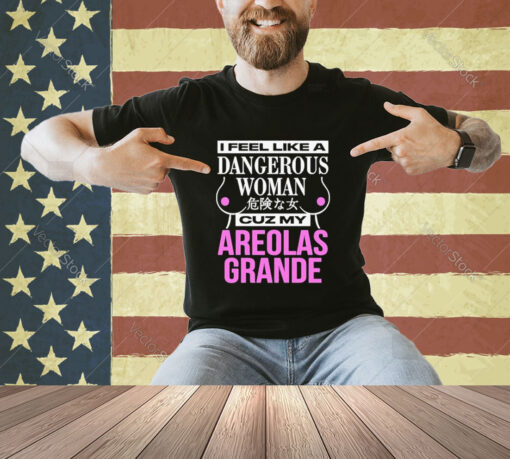 Official I Feel Like A Dangerous Woman Cuz My Areolas Grande T-Shirt