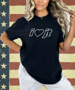 Official I Love Jt Glitter T-Shirt