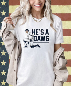 Official Juan Soto He’s A Dawg T-Shirt