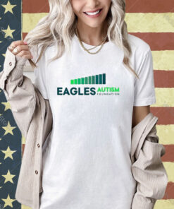 Official Kylie Kelce Wearing Eagles Autism Foundation T-Shirt