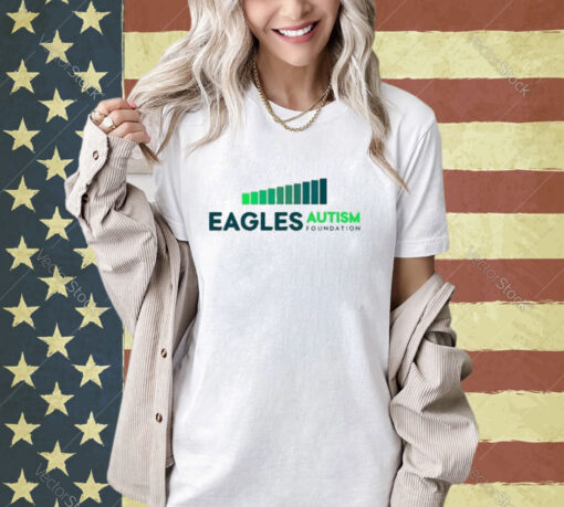 Official Kylie Kelce Wearing Eagles Autism Foundation T-Shirt