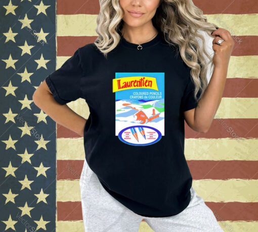 Official Laurentien Coloured Pencils Crayons De Couleur T-Shirt