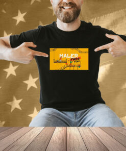 Official Maler Free Font Painter T-shirt