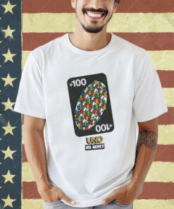 Official Mattel Creations Uno +100 Card T-Shirt