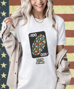 Official Mattel Creations Uno +100 Card T-Shirt