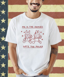 Official Me N The Homies Hate The Police Y2k T-Shirt