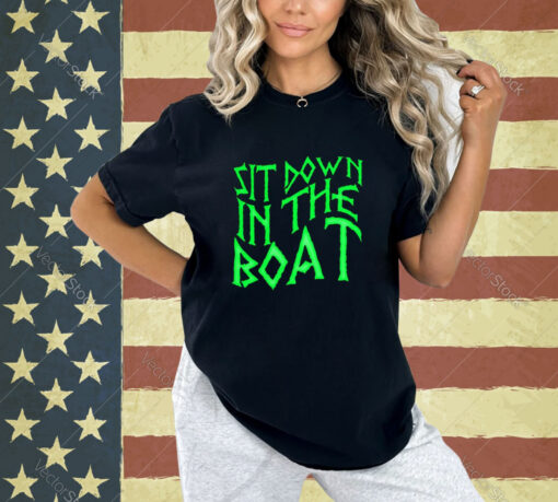 Official Metizport Sit Down In The Boat T-shirt