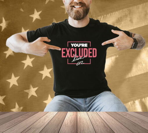 Official Mike Sorrentino You’re Excluded Kids Signature T-shirt