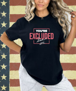 Official Mike Sorrentino You’re Excluded Kids Signature T-shirt