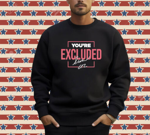 Official Mike Sorrentino You’re Excluded Kids Signature T-shirt