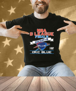 Official NBA G League Finals 2024 OKC Blue Oklahoma City Blue Logo T-shirt
