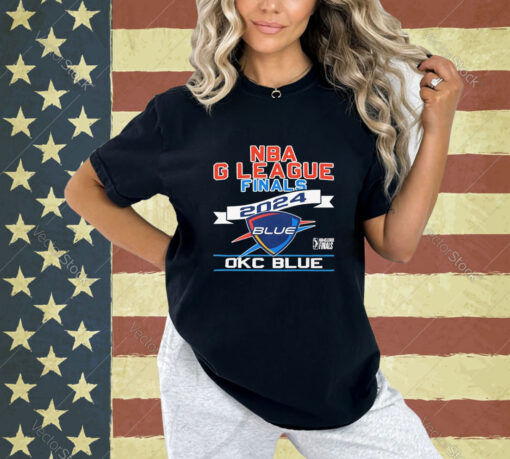 Official NBA G League Finals 2024 OKC Blue Oklahoma City Blue Logo T-shirt