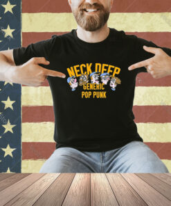 Official Neck Deep Generic Pop Punk Cartoon Faces Us T-Shirt