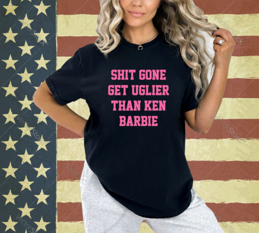 Official Nicki Minaj Shit Gone Get Uglier Than Ken Barbie T-Shirt