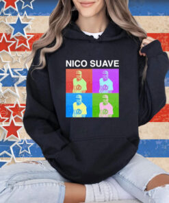 Official Nico Suave Baseball Player Colorful Images T-shirt