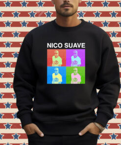 Official Nico Suave Baseball Player Colorful Images T-shirt