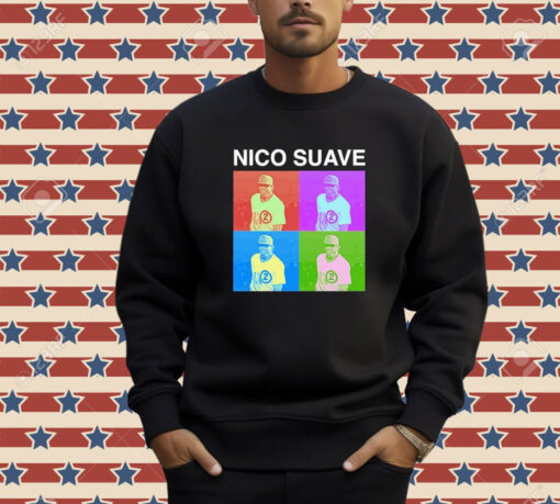 Official Nico Suave Baseball Player Colorful Images T-shirt