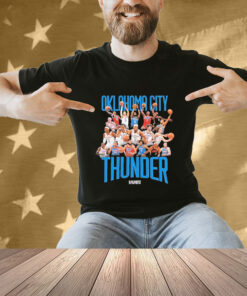 Official Okc Thunder 2024 Playoff Roster T-shirt